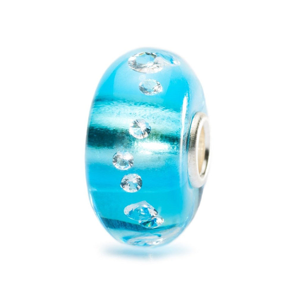 Trollbeads Isblå Diamant