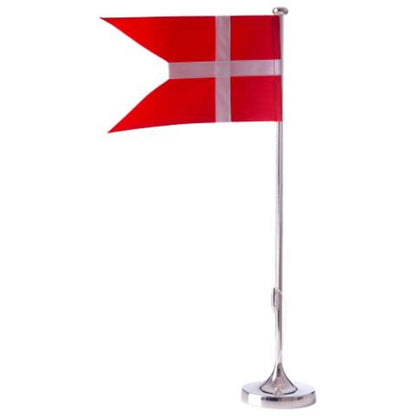 Flagstang m. rund fod forsølvet 492-001