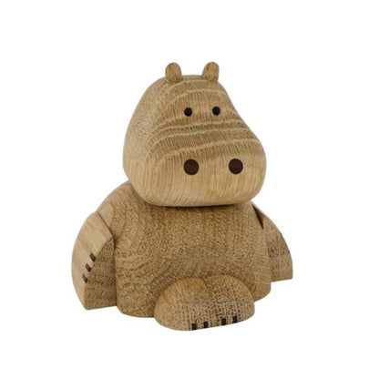 Træfigur Flodhest