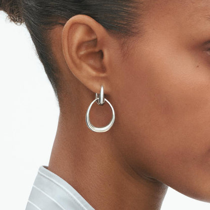 Georg Jensen Offsprings Double Element Earring Medium