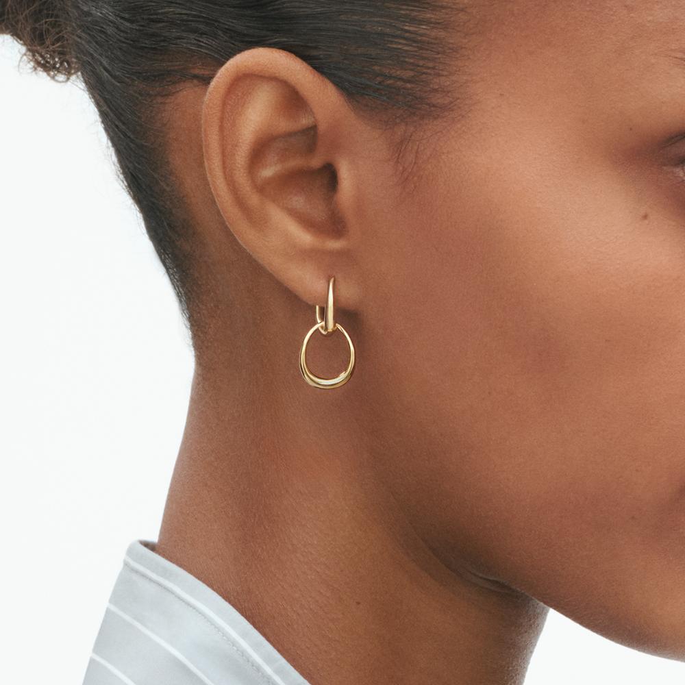 Georg Jensen Offspring Double Element Small Earring YG