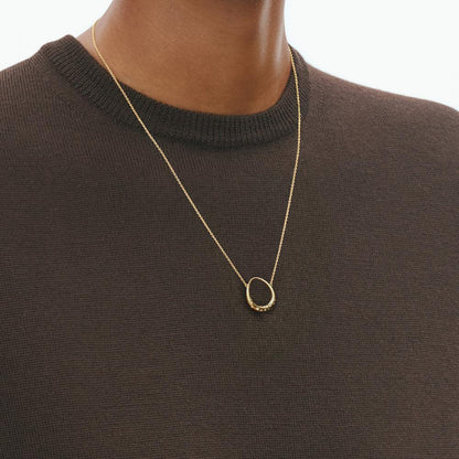 Georg Jensen Offspring Pendant Diamond Small YG