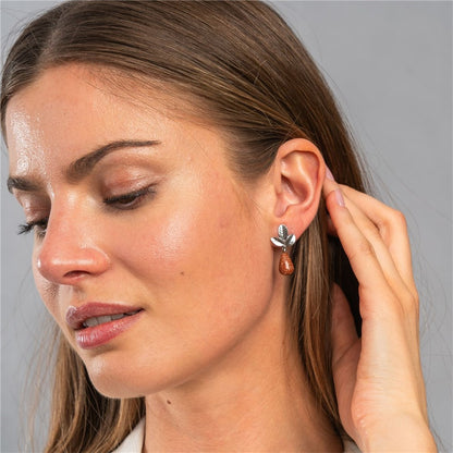 Trollbeads Leaves of Positivity Studs