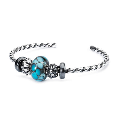 Trollbeads Silver Spacer Oxidized