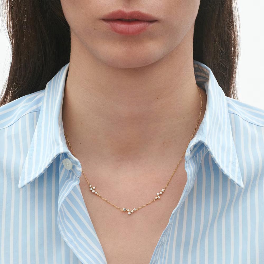 Georg Jensen Signature Diamonds Pendant 0,47ct.