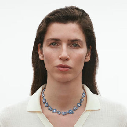 Georg Jensen Daisy Layered  Necklace Blue, RH