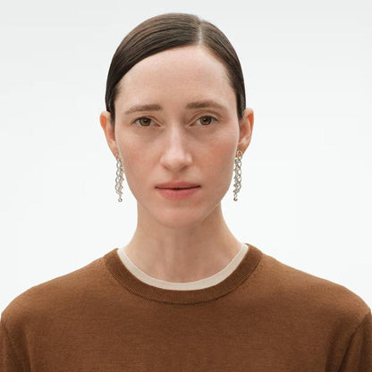 Georg Jensen WEFT Earring 5 Links silver