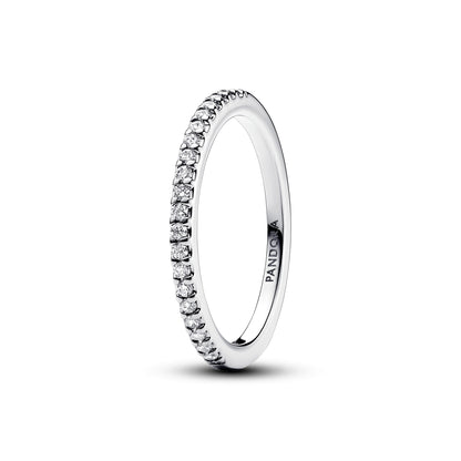Pandora Sølv ring med cubic zirkonia