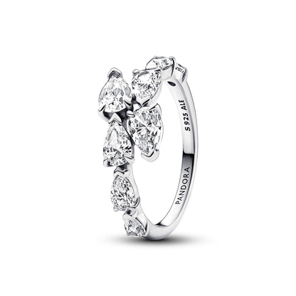 Pandora Sølv ring med cubic zirkonia