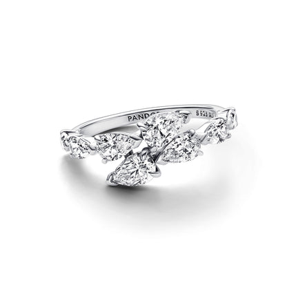 Pandora Sølv ring med cubic zirkonia
