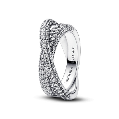 Pandora Sølv ring med cubic zirkonia