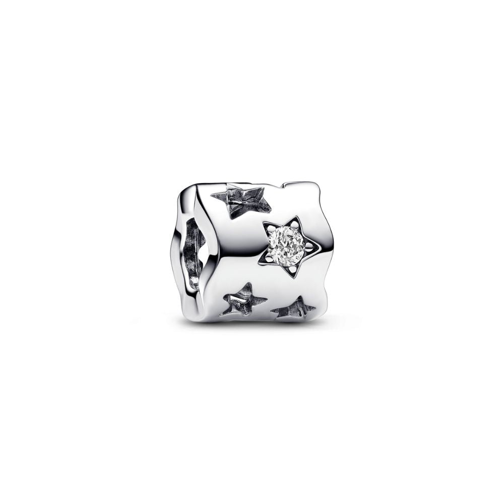 Pandora Sølv cut-out star charm