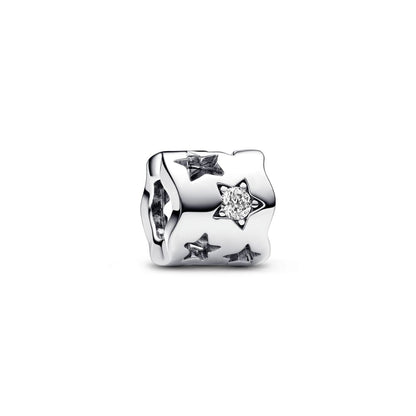 Pandora Sølv cut-out star charm