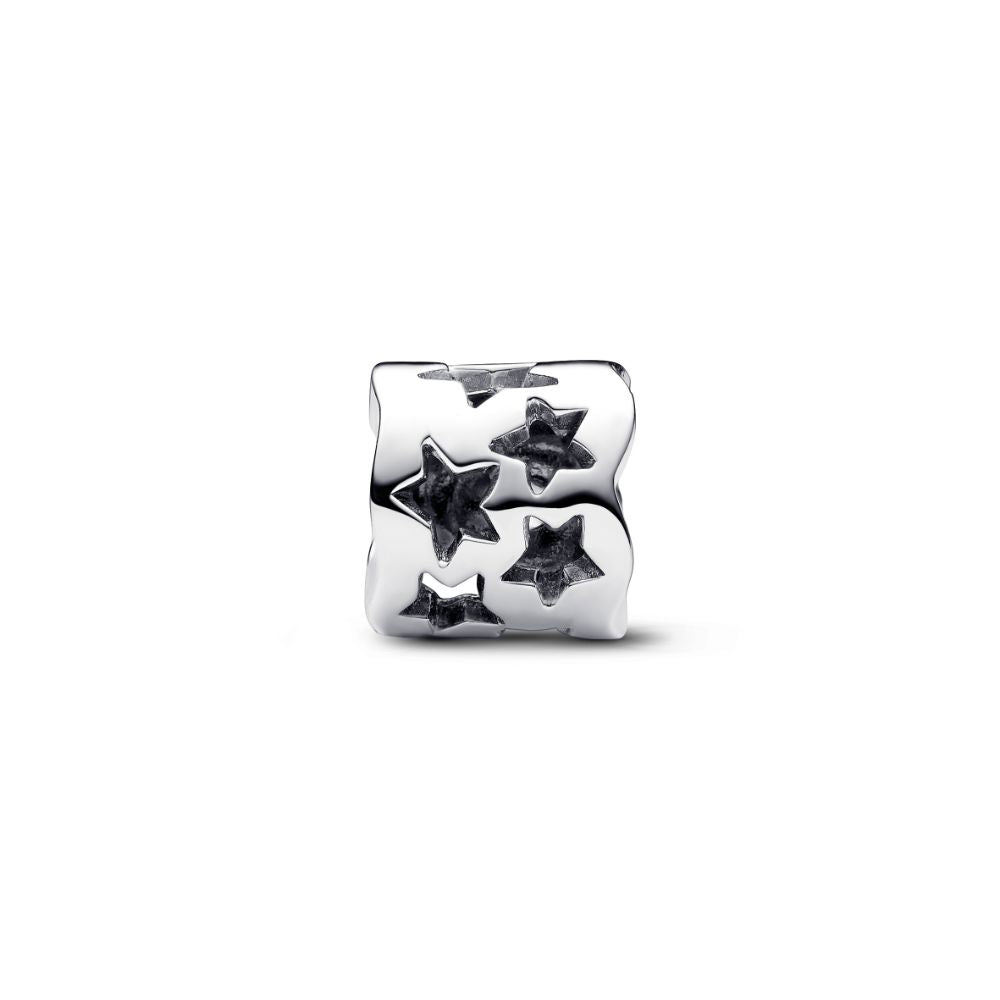 Pandora Sølv cut-out star charm