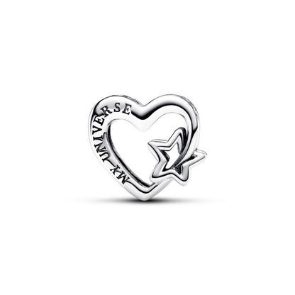 Pandora Sølv heart charm