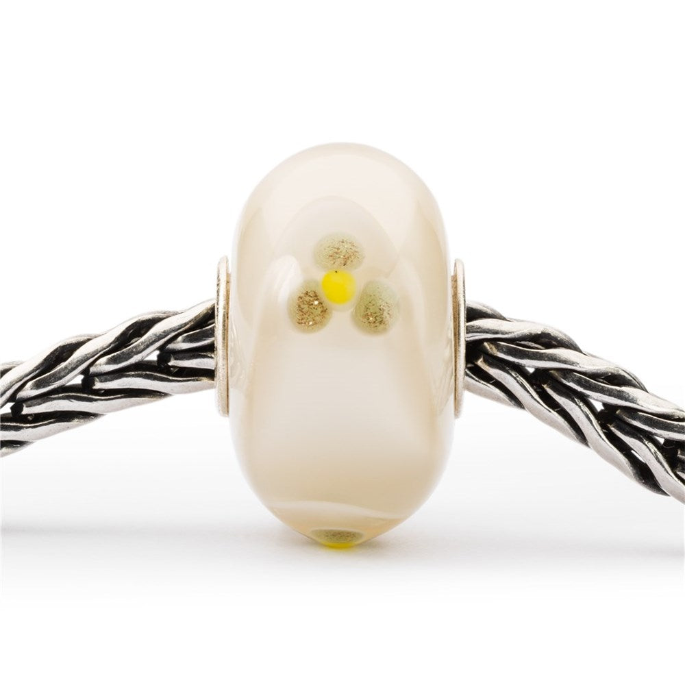 Trollbeads Ivory Flower Armadillo Bead