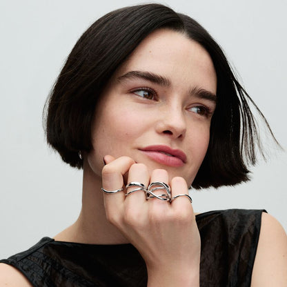 Pandora Organisk formet uendelighedsring