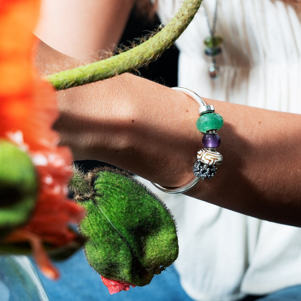 Trollbeads Grøn Aventurin