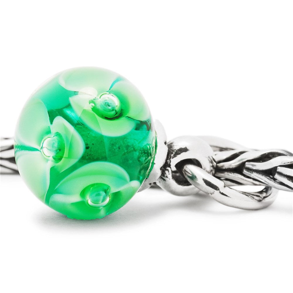 Trollbeads Grøn Blomster-Kvast