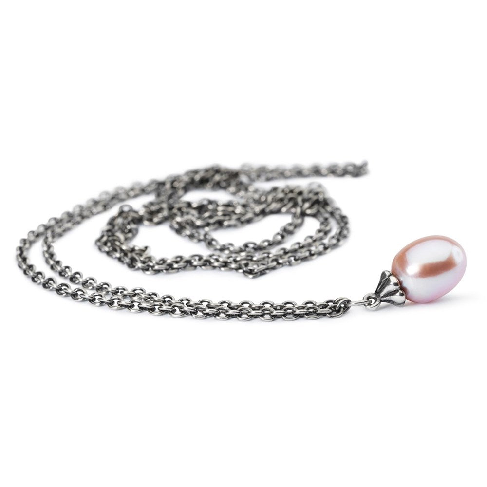 Trollbeads Fantasikæde med rosa ferskvandsperle