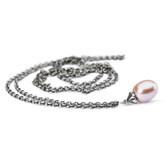 Trollbeads Fantasikæde med rosa ferskvandsperle