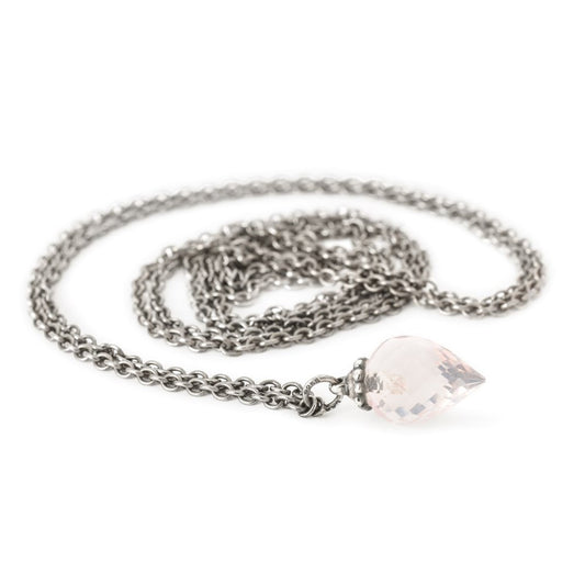 Trollbeads Fantasy Necklace with Rose Quartz