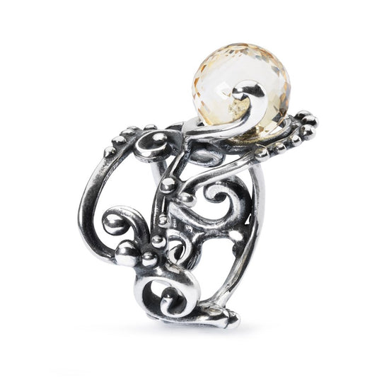 Trollbeads Facet Citrine Ring