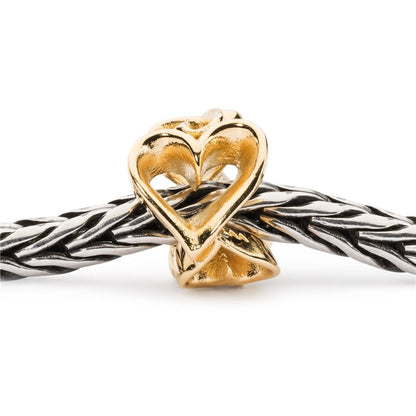 Trollbeads Hjerter i massevis, Guld