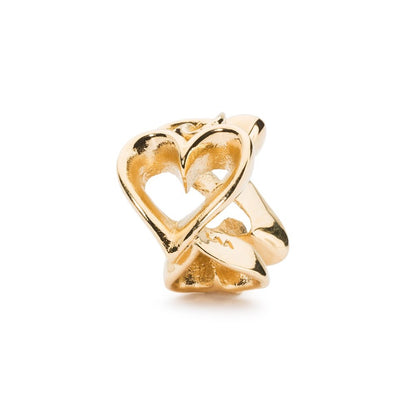 Trollbeads Hjerter i massevis, Guld