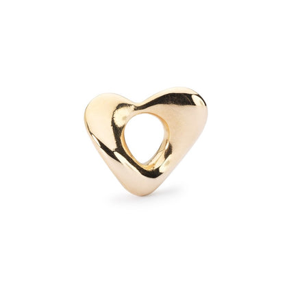 Trollbeads Blødt Hjerte, guld