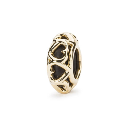 Trollbeads Lovesome Spacer, Gold