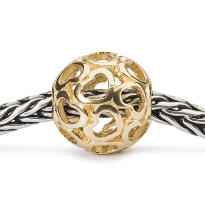 Trollbeads Kærligheds tæppe, Guld