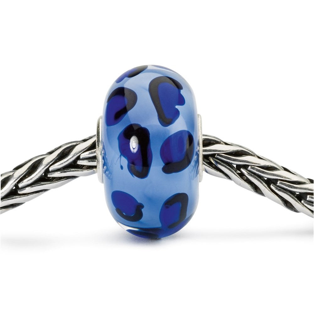 Trollbeads Sapphire Cheetah Bead