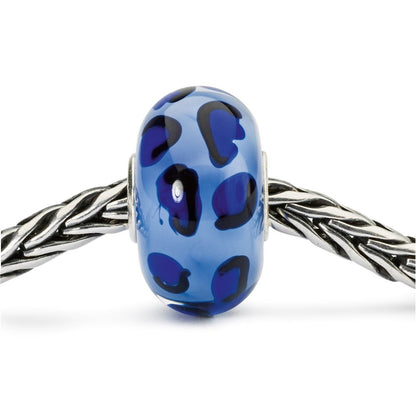Trollbeads Sapphire Cheetah Bead