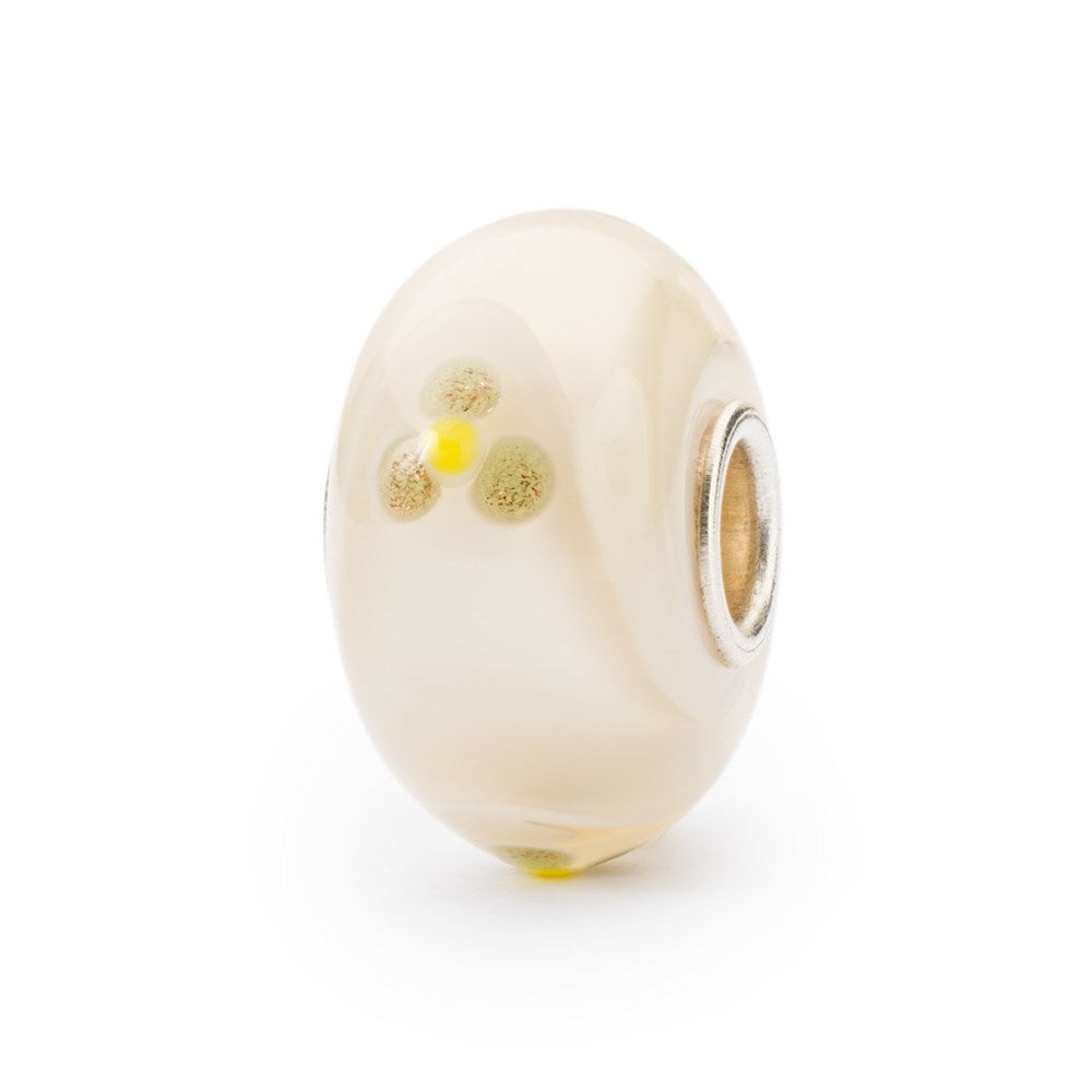 Trollbeads Ivory Flower Armadillo Bead