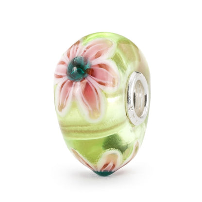 Trollbeads Pink Flower Bead