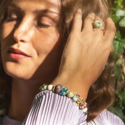 Trollbeads Vandblomst glaskugle