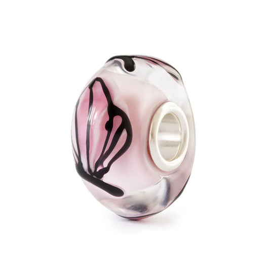 Trollbeads Rosa Vinger glaskugle