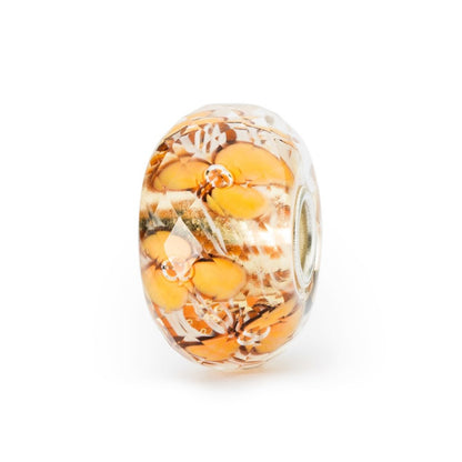 Trollbeads Blossom Orange Bead