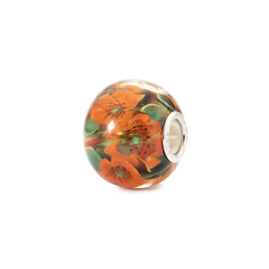 Trollbeads Blomstersjæl glaskugle