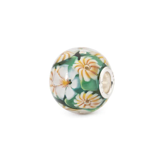 Trollbeads Blomstersind glaskugle