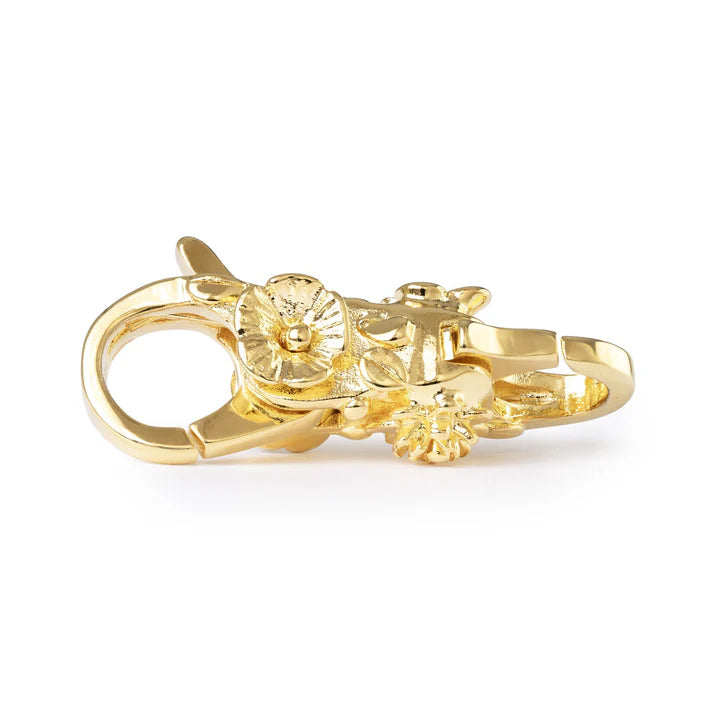Trollbeads Blomsternes Sti Lås, Forgyldt