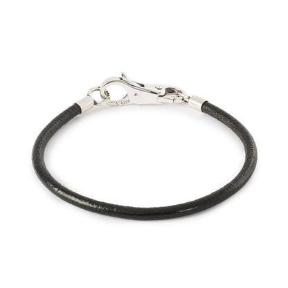Trollbeads Leather Cord Bracelet Black