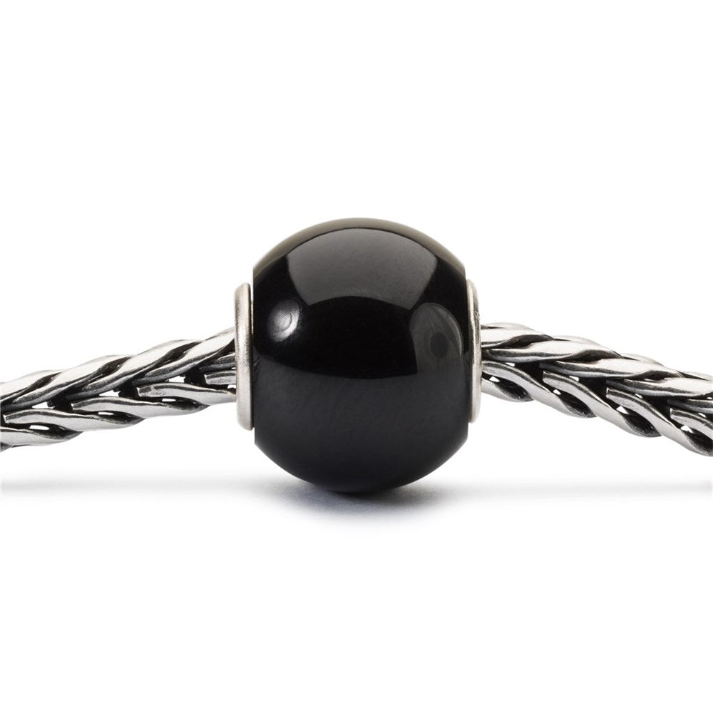 Trollbeads Rund Sort Onyks