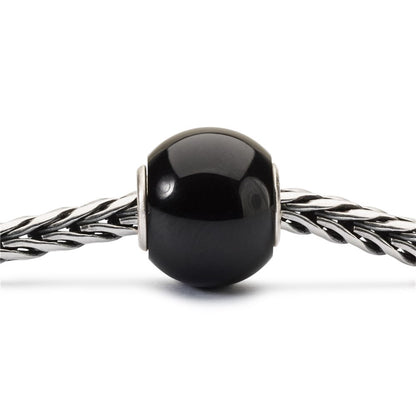 Trollbeads Rund Sort Onyks