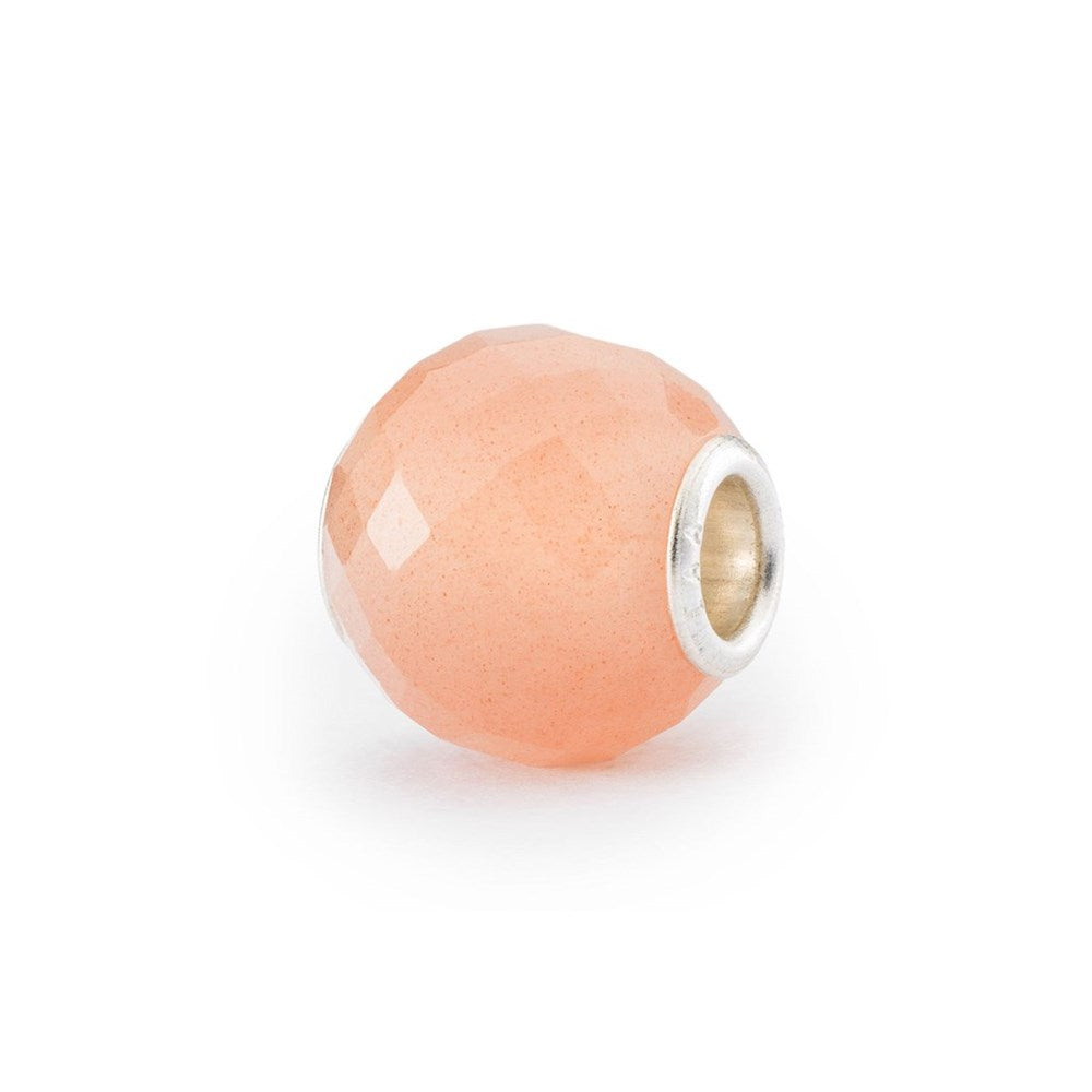 Trollbeads Round Feldspar Moonstone Facet