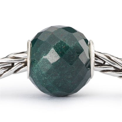 Trollbeads Round Green Chalcedony Facet