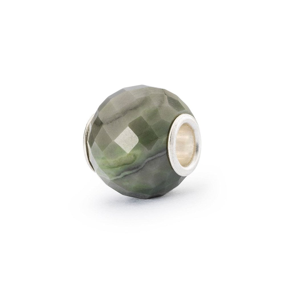 Trollbeads Round Green Calcite Facet