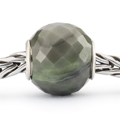 Trollbeads Round Green Calcite Facet