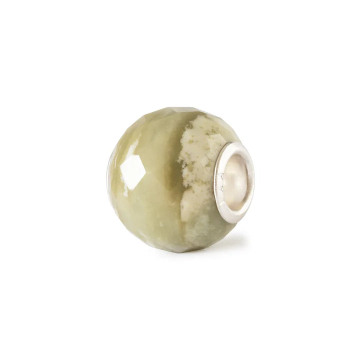 Trollbeads Rund Grøn Calcit Facet, Vedhæng